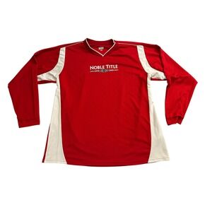 Augusta Sportswear Jersey Mens XL Red Long Sleeve Noble Knights Ragnar Relay Exc
